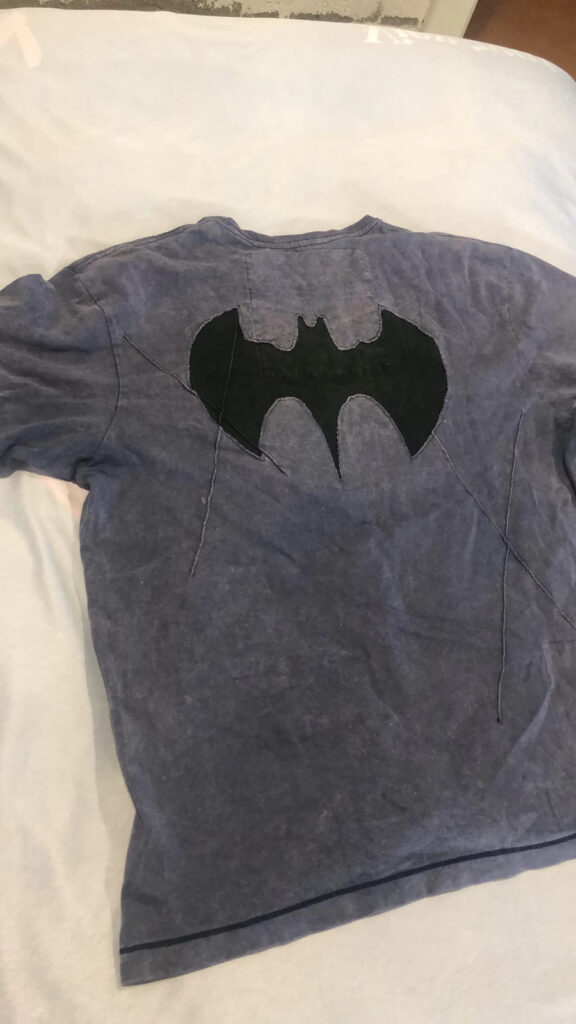 Camiseta diseño murciélago logo Batman
