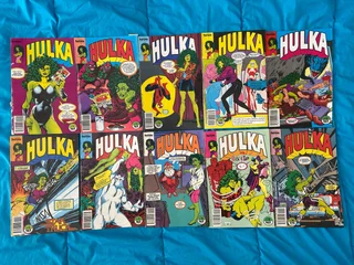 Hulka 1989 números del 1 al 10