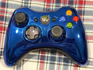 Mando Xbox 360 Chrome Azul