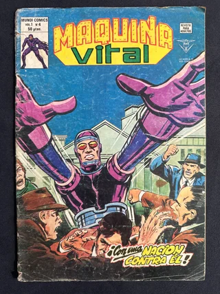 Máquina Vital vol.1 nº4 Mundi Cómics 1980