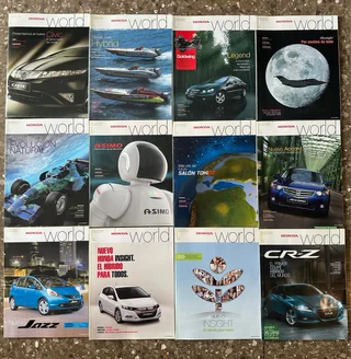 Revistas Honda World n° 0 al 11 (COMPLETA)